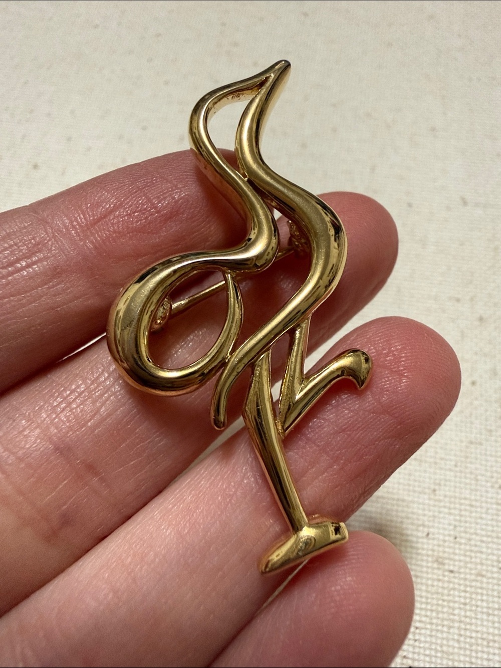Lovely TRIFARI Flamingo🦩Brooch